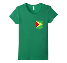 Guyanese Guyana Flag Shirt -  Pocket Caribbean T Shirt