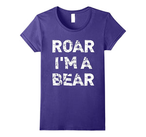 "Roar I'm a Bear" Funny Halloween T-Shirt