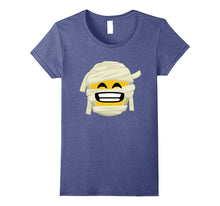 Mummy Emoji T-Shirt Big Smile Halloween Costume Gift