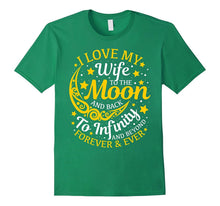 I Love My Wife to the Moon and Back T-Shirt Husband Gifts