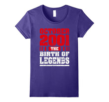 Made in October 2001 16 Years Old Cool Birthday Gift T-Shirt