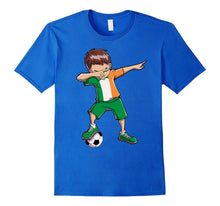 Soccer Boy Dabbing T Shirt Ireland Irish Football Boys Gifts