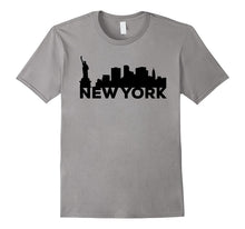 New York City Buildings Statue of Liberty Souvenir T-Shirt