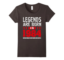33th Year Old Man Shirt Gift Legends Are Born in 1984 Tee