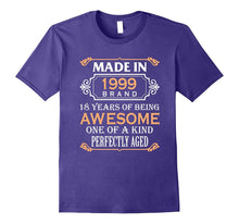18th Birthday Gift T-Shirt Made Is 1999 Vintage Tee Teens