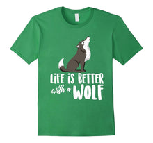 Life Is Better With a Wolf Animal Hearts T-Shirt