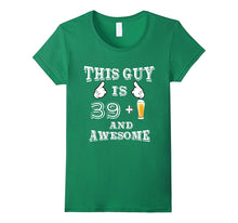Funny 40th Birthday Mens T-Shirt 39 + Beer Gag Tee