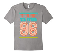 21st Birthday Gift Shirt Established 1996 21 Year Old Tshirt