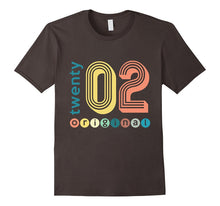2002 Original Birthday T-Shirt 15 Years Old Kid's Gifts