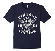 1981 T-Shirt  36th Birthday Gifts 36 Year Old B-Day Vintage