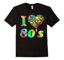 1980's Shirt - I Love the 80s Shirt - Colorful Party Tee