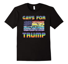 Gays LGBT Flag Design Supports President Donald Trump TShirt