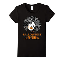Halloqueens Are Born in October Shirt - Halloween Shirt