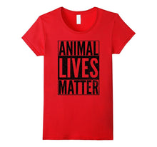 ANIMAL LIVES MATTER Fun Cool Zoo Lover T-Shirt Gift