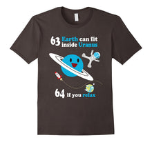 63 Earths Can Fit Inside Uranus T-Shirt Funny Planet Tee