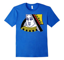 Queen of Hearts Tshirt Face Cards Playing Cards Clothing