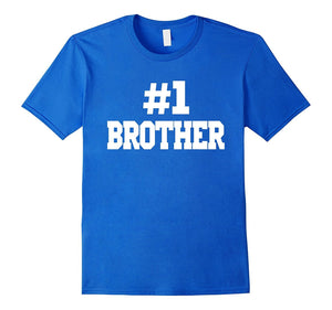 #1 Brother T-Shirt. Number One Brother T-Shirt