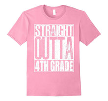 Straight Outta 4th Grade Shirt Graduation Gift 2017 T-Shirt