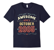 Awesome Since October 2005 T-Shirt Funny 12th Birthday Tee