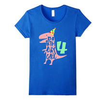 Birthday Girl 4 T Shirt- 4 Year Old Birthday Tee