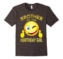 Brother of the Birthday Girl Smile Emoji T-Shirt Gift
