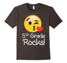 5 Th Grade Rocks Emoji tShirt Funny Fifth Graders & Teachers
