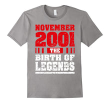 16 Years Old 16th Birthday Born in November 2001 Teen Shirts