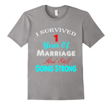 1st Wedding Anniversary Tshirt Marriage Husband Wife Couple