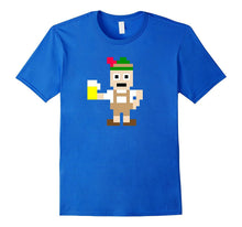 8-Bit in Lederhosen With Beer Oktoberfest T-Shirt