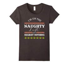 Christmas Funny Naughty List T Shirt Mens Womens Kids Cute