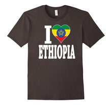 Ethiopian Flag T-Shirt I Love Ethiopia Flag Africa T-Shirt