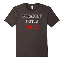 No Hair Shirt - Bald Shirt Straight Outta Hair Sarcastic Tee