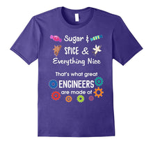 Sugar & Spice Make Great Engineers Girls Women STEM T-Shirt