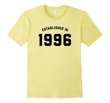 21st Birthday Shirt - Established in 1996