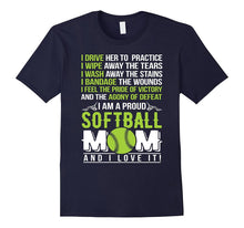 I Am a Proud Softball Mom and I Love It T-Shirt