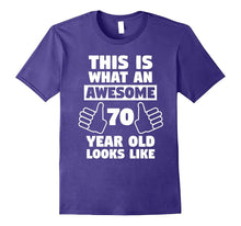 Awesome 70 Year Old Birthday Gift Funny 70th Birthday Shirt