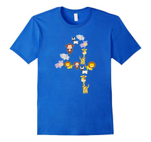 Safari Animals Birthday T-Shirt for 4 Year Old Girls Boys