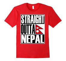 Storecastle: Straight Outta Nepal Gift Flag Pride T-Shirt