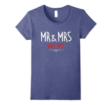 20th Wedding Anniversary Gift Shirt Mr and Mrs Since 1997