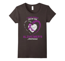 I Wear Purple for My Dad Alzheimer's Awareness T Shirt