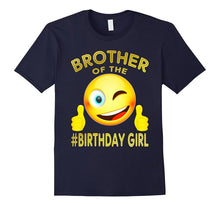 Brother of the Birthday Girl Smile Emoji T-Shirt Gift
