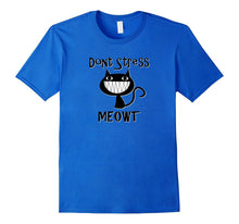 Don't Stress Meowt Funny Cat T-Shirt Women Girls Graphic Tee