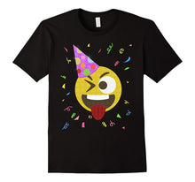 Silly Face Emoji Birthday Party Shirt - Glitter Emoji Shirt
