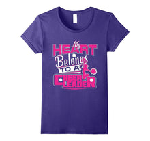 My Heart Belongs to a Cheerleader Cheerleading Gift Tshirt