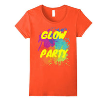 Glow Party Birthday Shirt With Splatters
