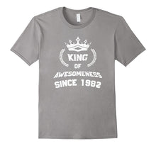 Mens King of Awesomeness 35th Birthday T-Shirt Age 35 for Men