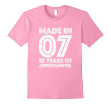10th Birthday Shirt Gift Age 10 Year Old Boy Girl Tshirt Tee