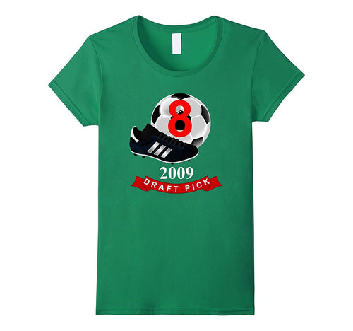 #8 Birthday T-Shirt - 2009 Draft Pick Soccer Birthday TShirt