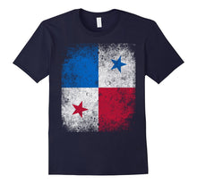 Panama Flag Distressed Vintage T-Shirt