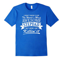 Mens World's Most Awesome Stepdad T-Shirt